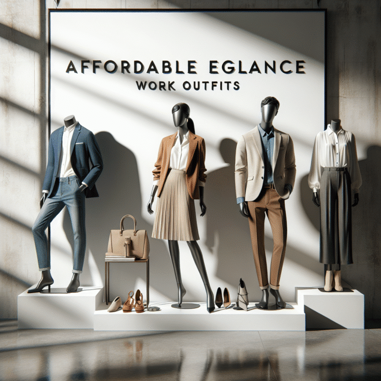 outfits baratos para el trabajo: elegancia asequible