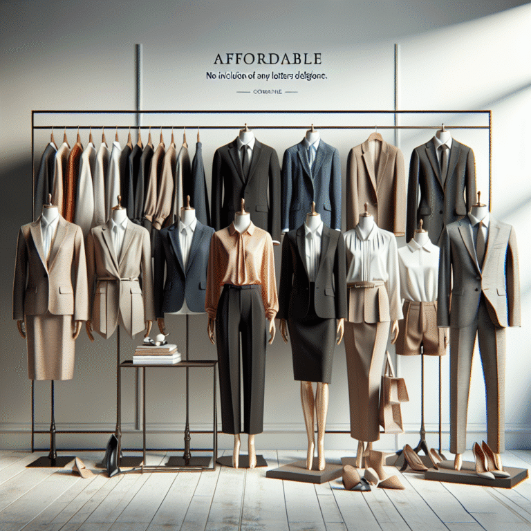 outfits baratos para el trabajo: elegancia asequible